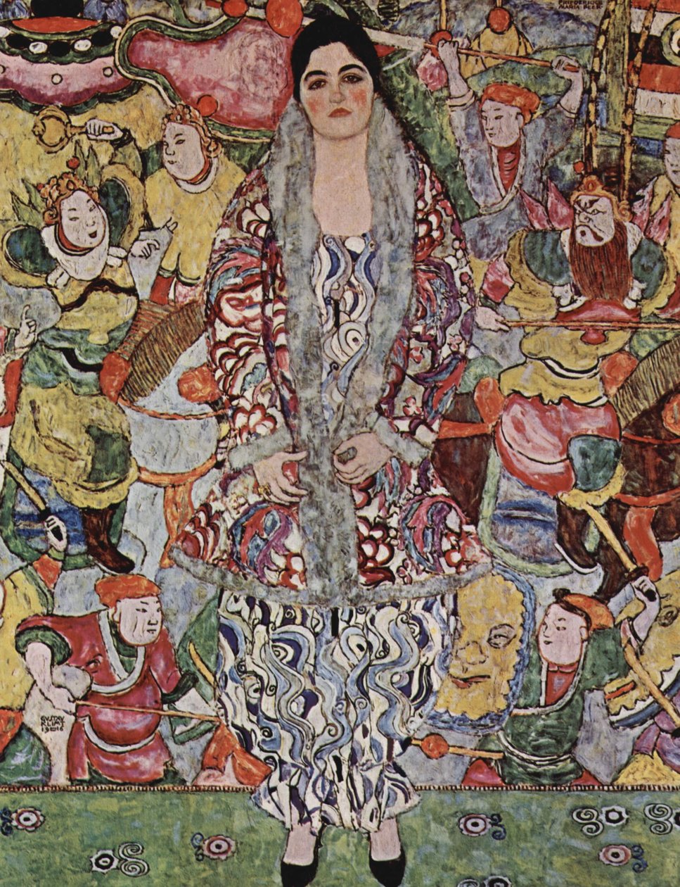 Porträt von Friederike Maria Beer von Gustav Klimt