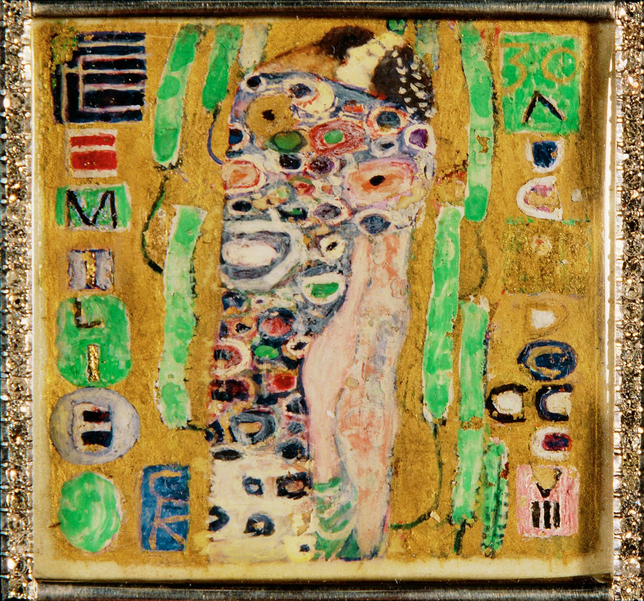 Brosche von Gustav Klimt