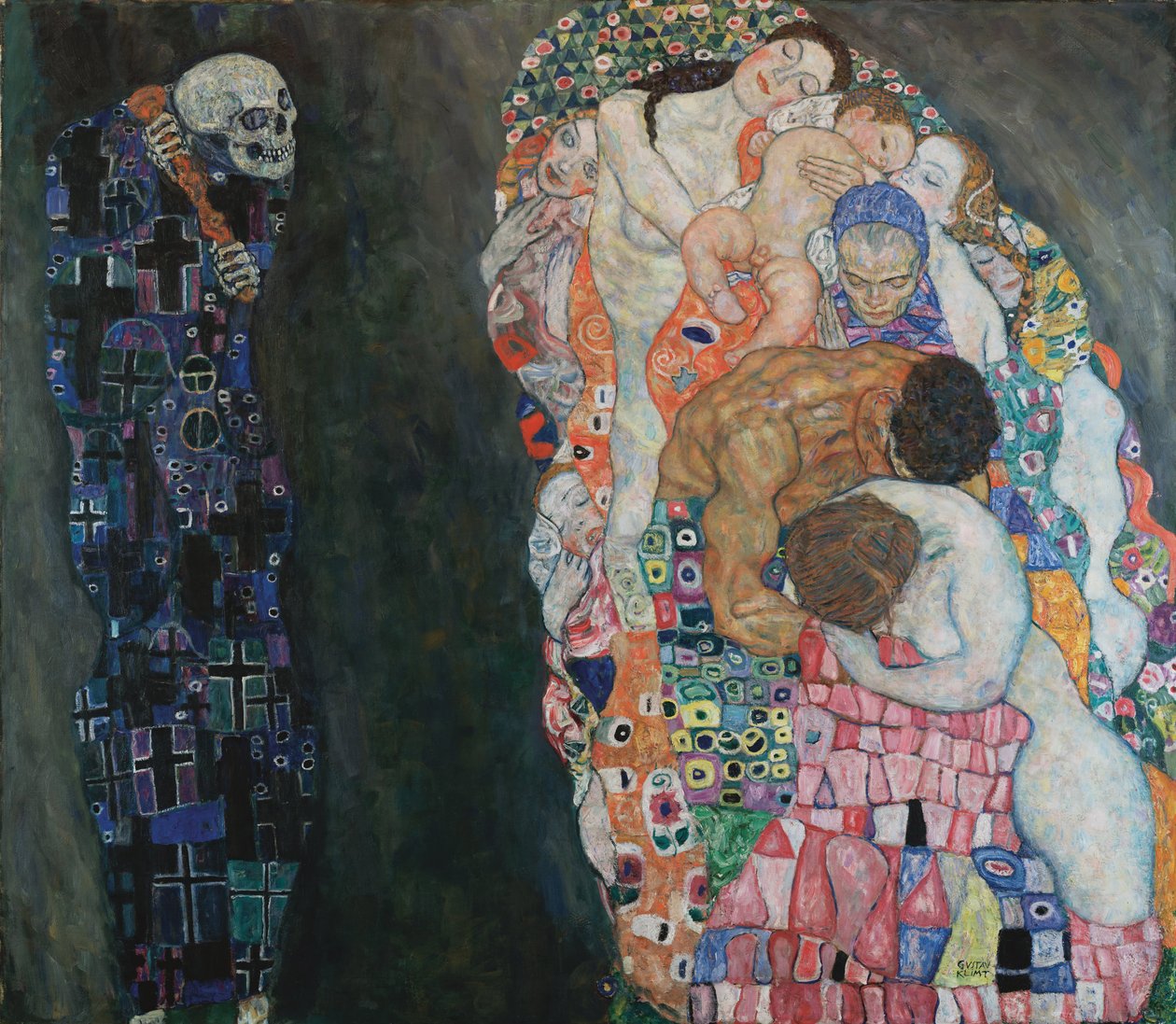 Tod und Leben, 1910-1915 von Gustav Klimt