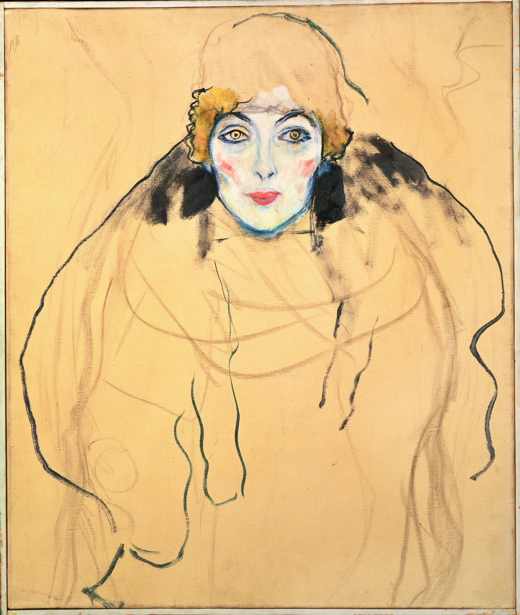 Weiblicher Kopf von Gustav Klimt