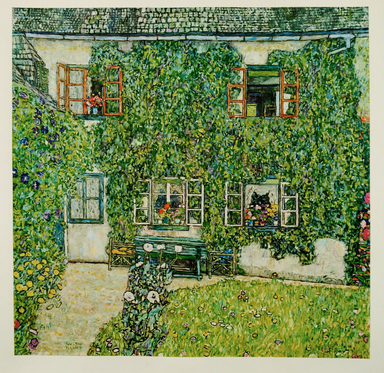 Forsthaus in Weissenbach am Attersee von Gustav Klimt