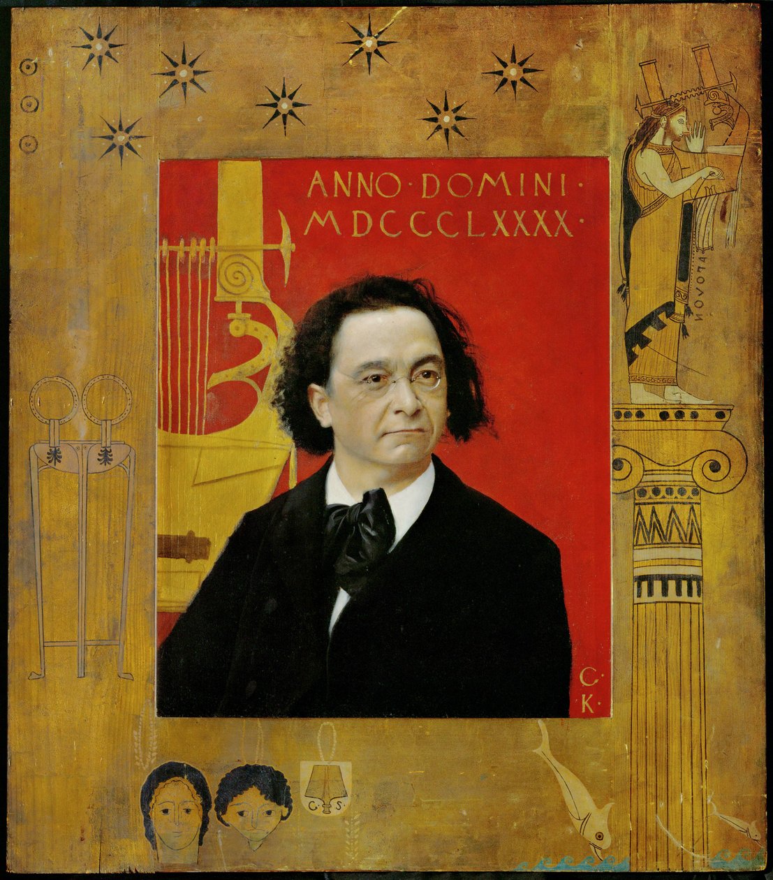 Joseph Pembauer, Pianist und Klavierlehrer von Gustav Klimt