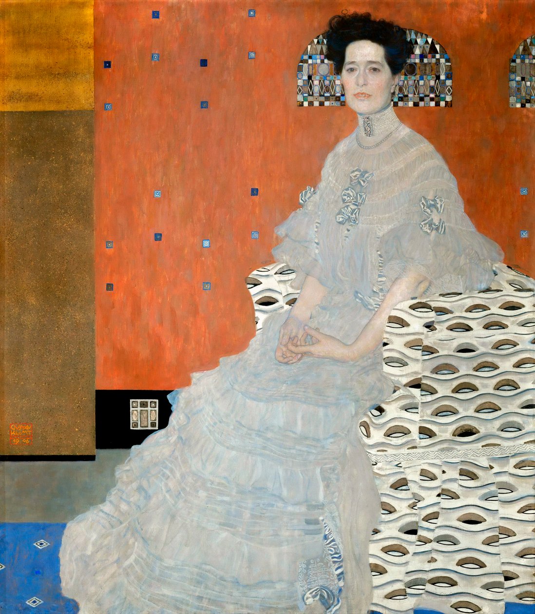 Porträt von Fritza Riedler, 1906 von Gustav Klimt