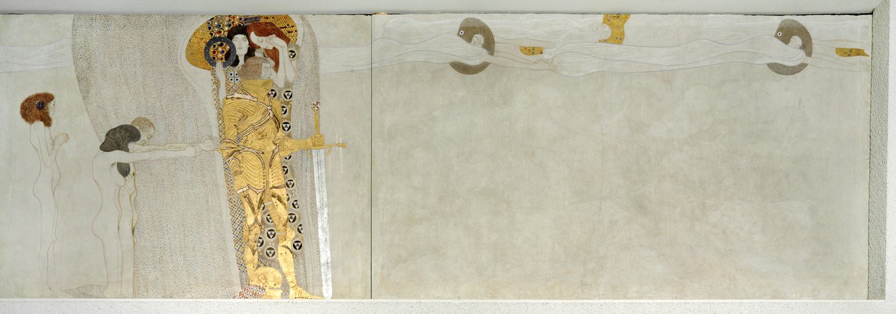 Der Beethovenfries (Detail) von Gustav Klimt