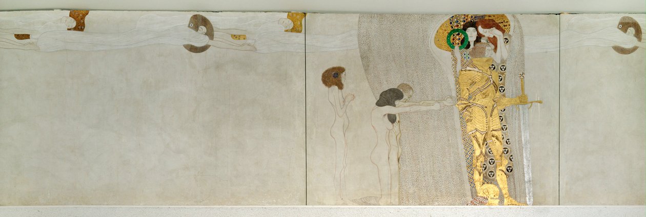 Der Beethovenfries, Detail von Gustav Klimt