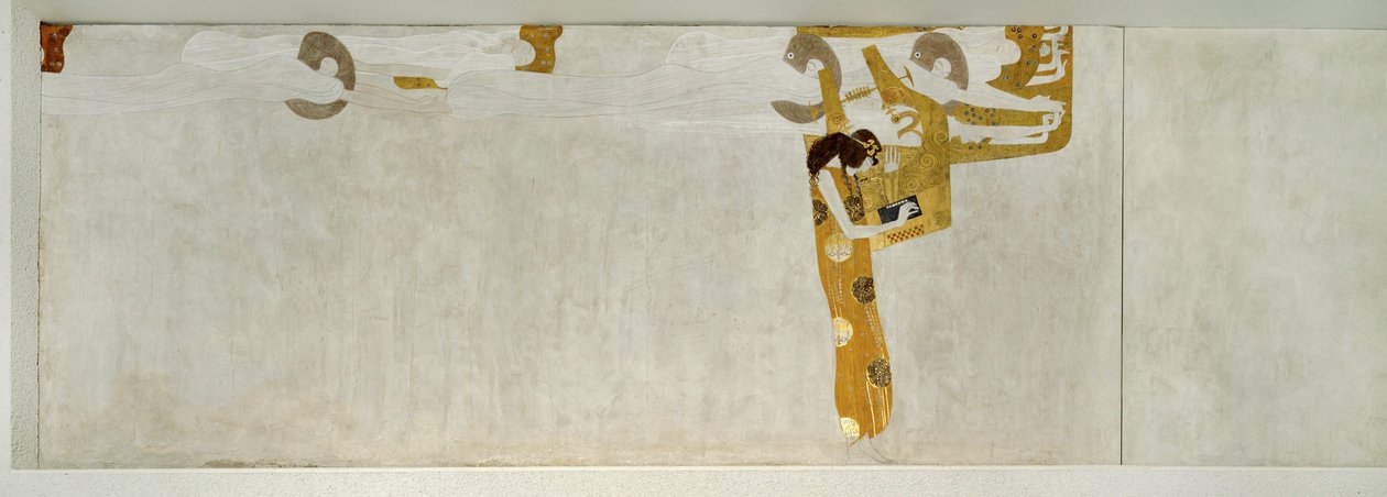 Der Beethovenfries, Detail von Gustav Klimt
