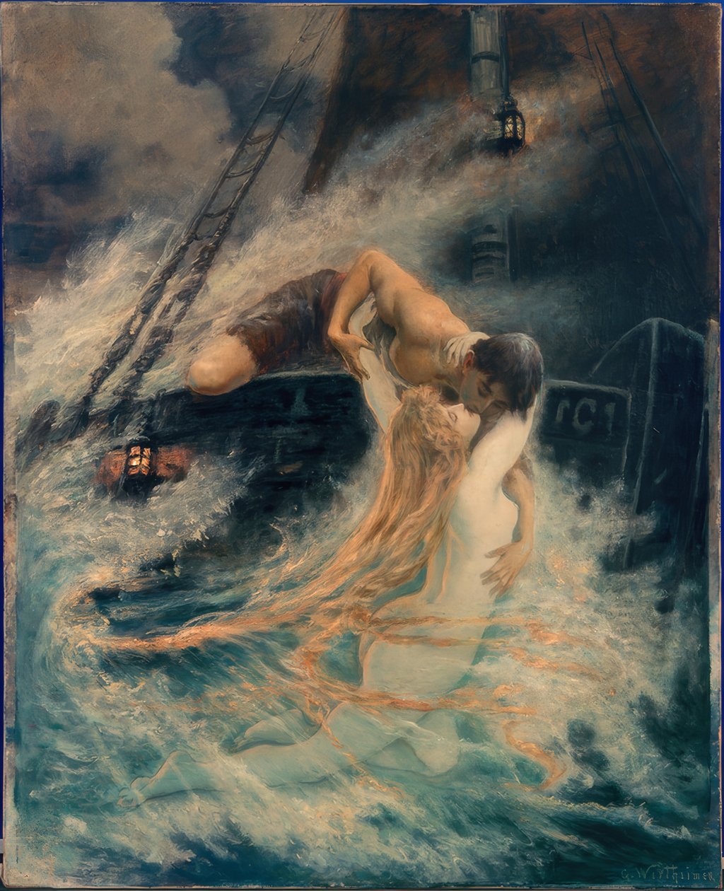 Die Woge von Gustav Wertheimer