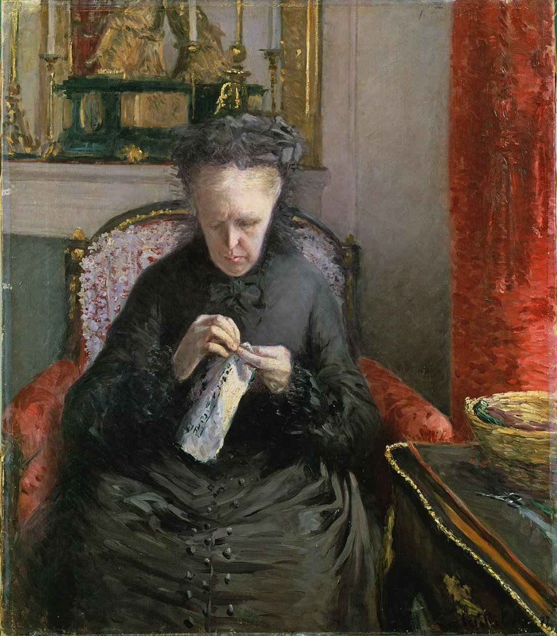 Madame Martial Caillebotte, 1877 von Gustave Caillebotte