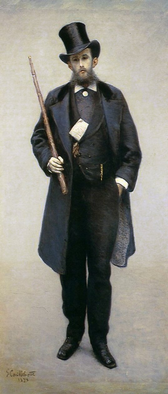 Porträt von Paul Hugot von Gustave Caillebotte