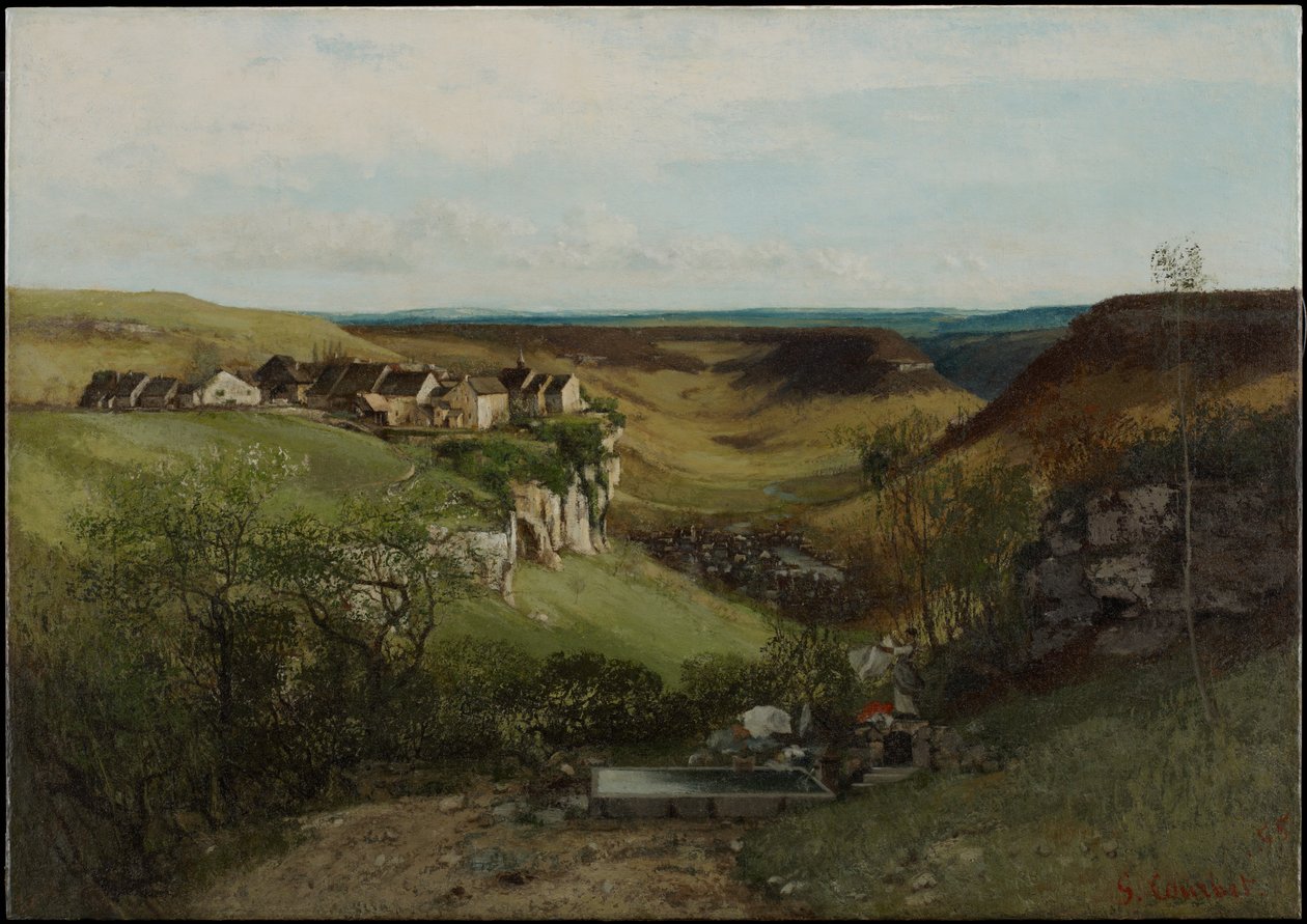 Schloss Ornans, 1855 von Gustave Courbet