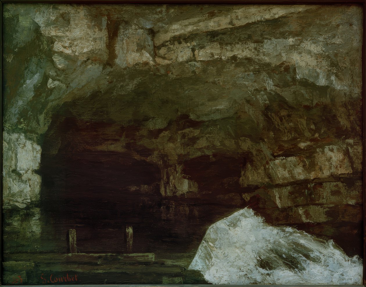 Die Quelle der Loue von Gustave Courbet