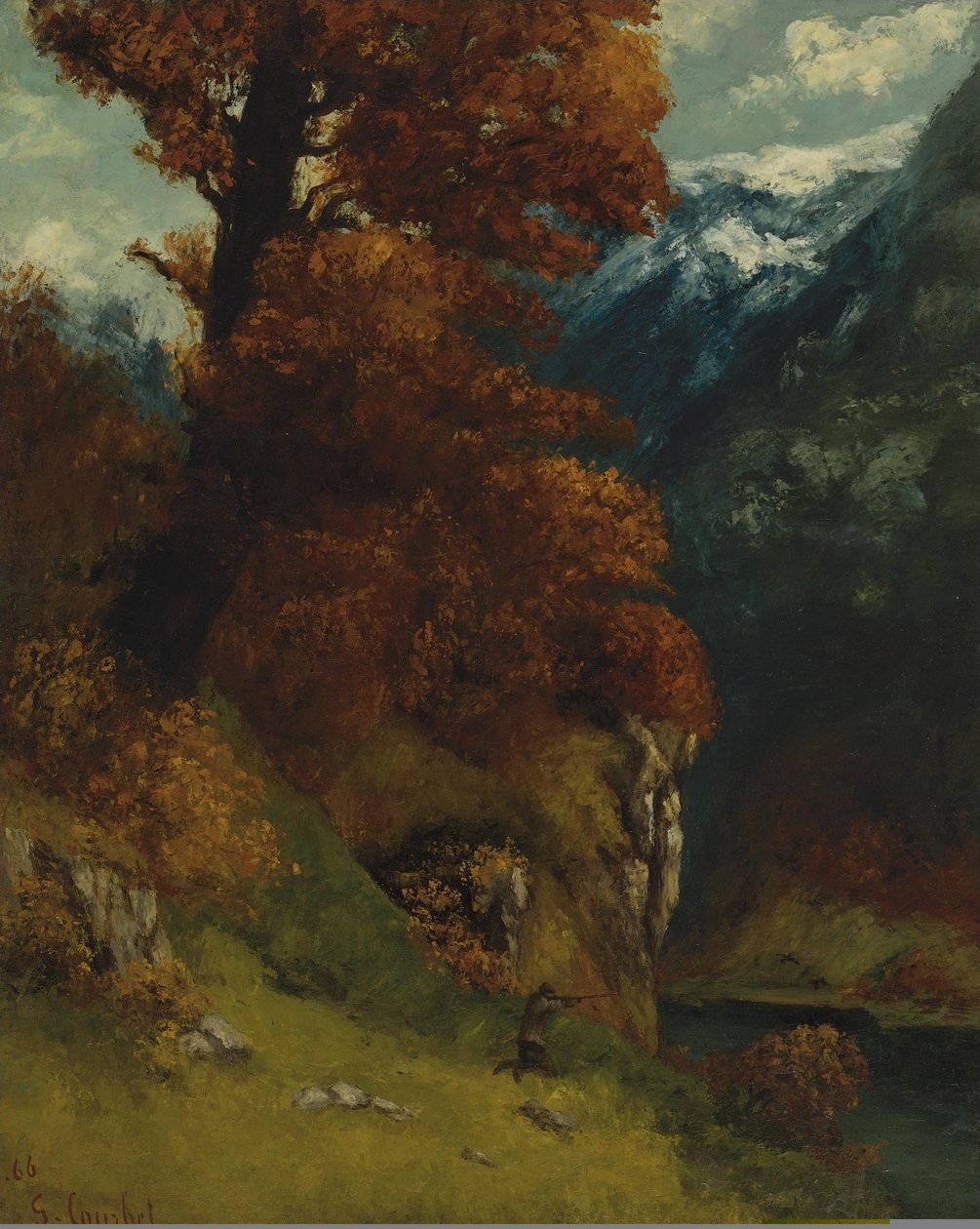 Der Jäger von Gustave Courbet