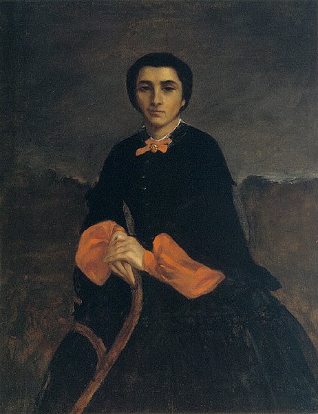 Porträt einer Frau von Gustave Courbet