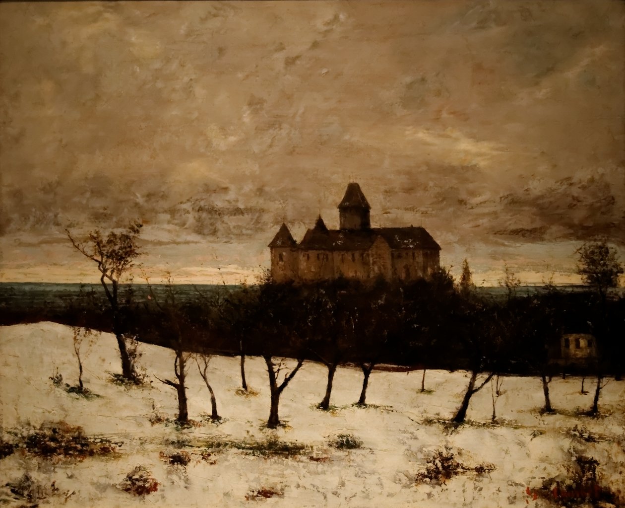 Das Schloss von Blonay von Gustave Courbet