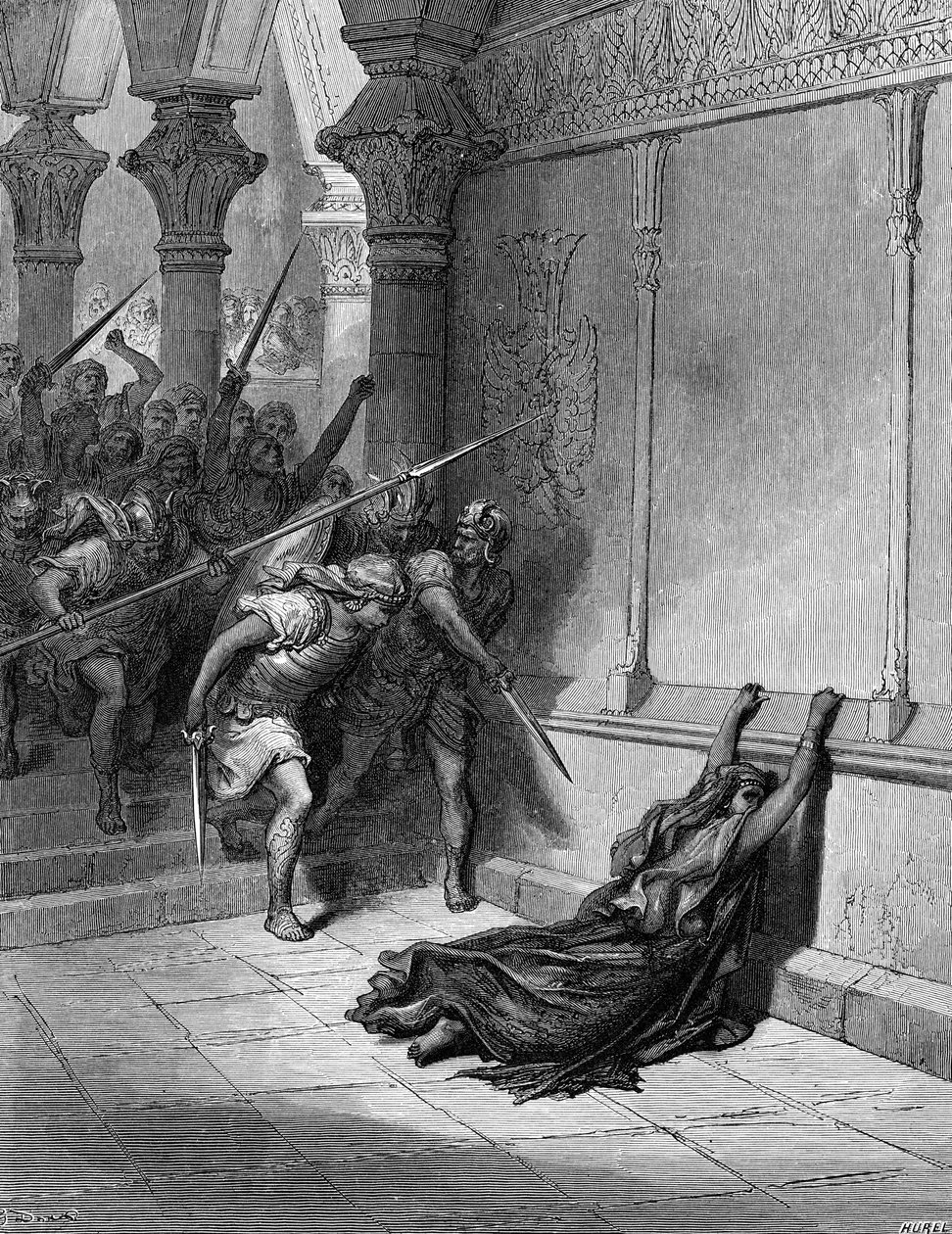 Der Tod von Atalja - Bibel von Gustave Dore