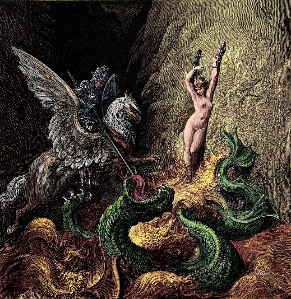 Orlando Furioso illustriert von Gustave Doré von Gustave Dore