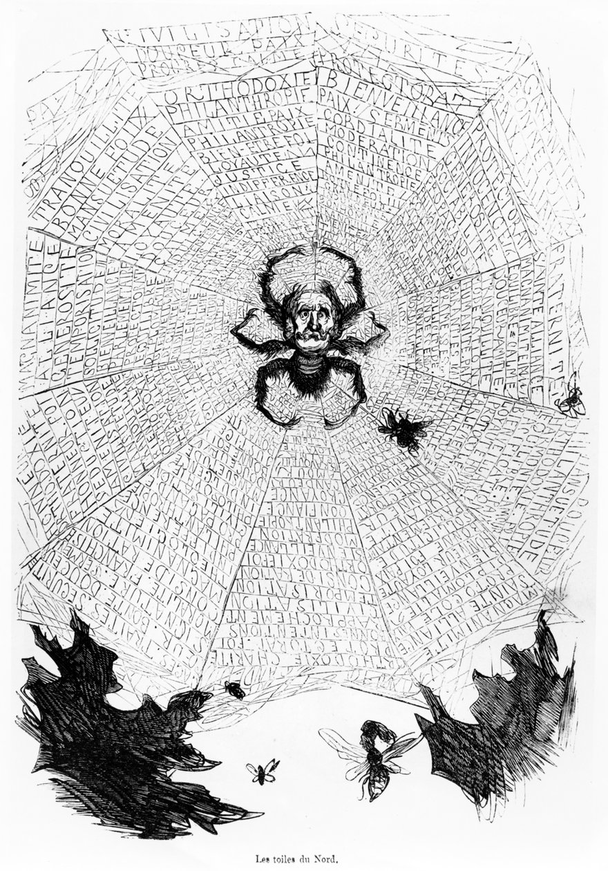 Die Netze des Nordens, Illustration aus Die Geschichte des Heiligen Russland, veröffentlicht in Paris, 1854 von Gustave Dore