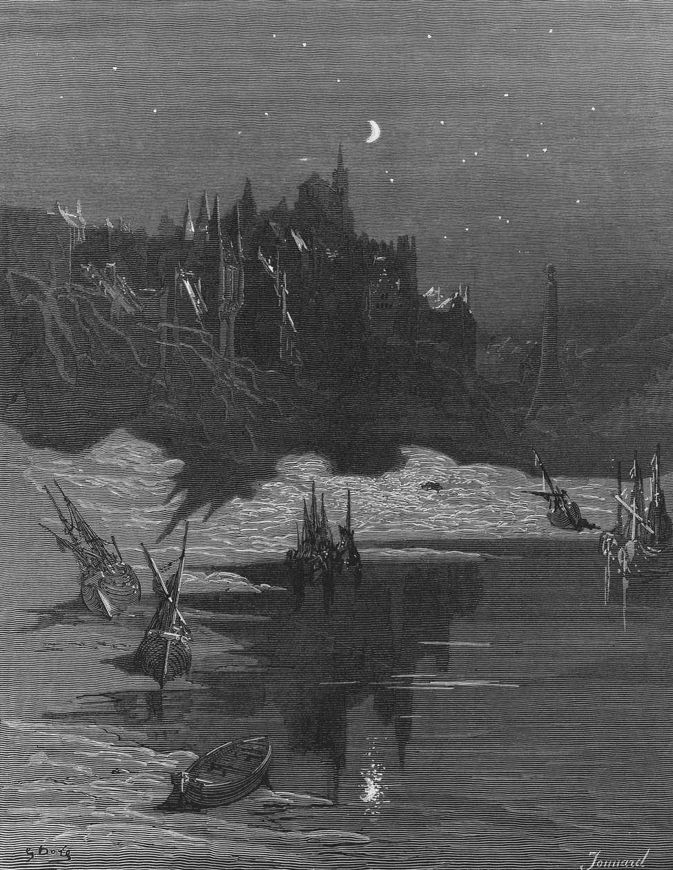 Die erste Vision seines Heimatlandes durch den Seemann, befreit von seiner Trance und aus dem Schlaf erwacht, Szene aus 