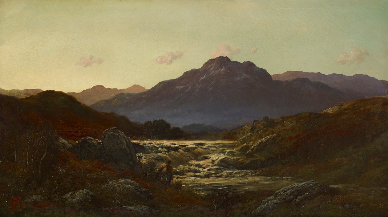 Wildbach in den Highlands von Gustave Dore