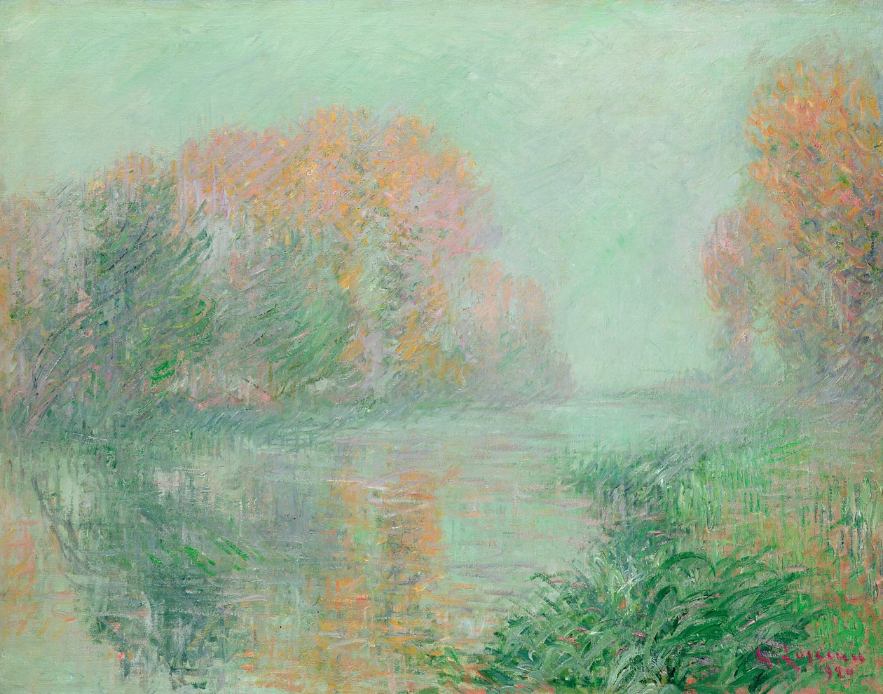 Die Ufer der Eure, 1920 von Gustave Loiseau