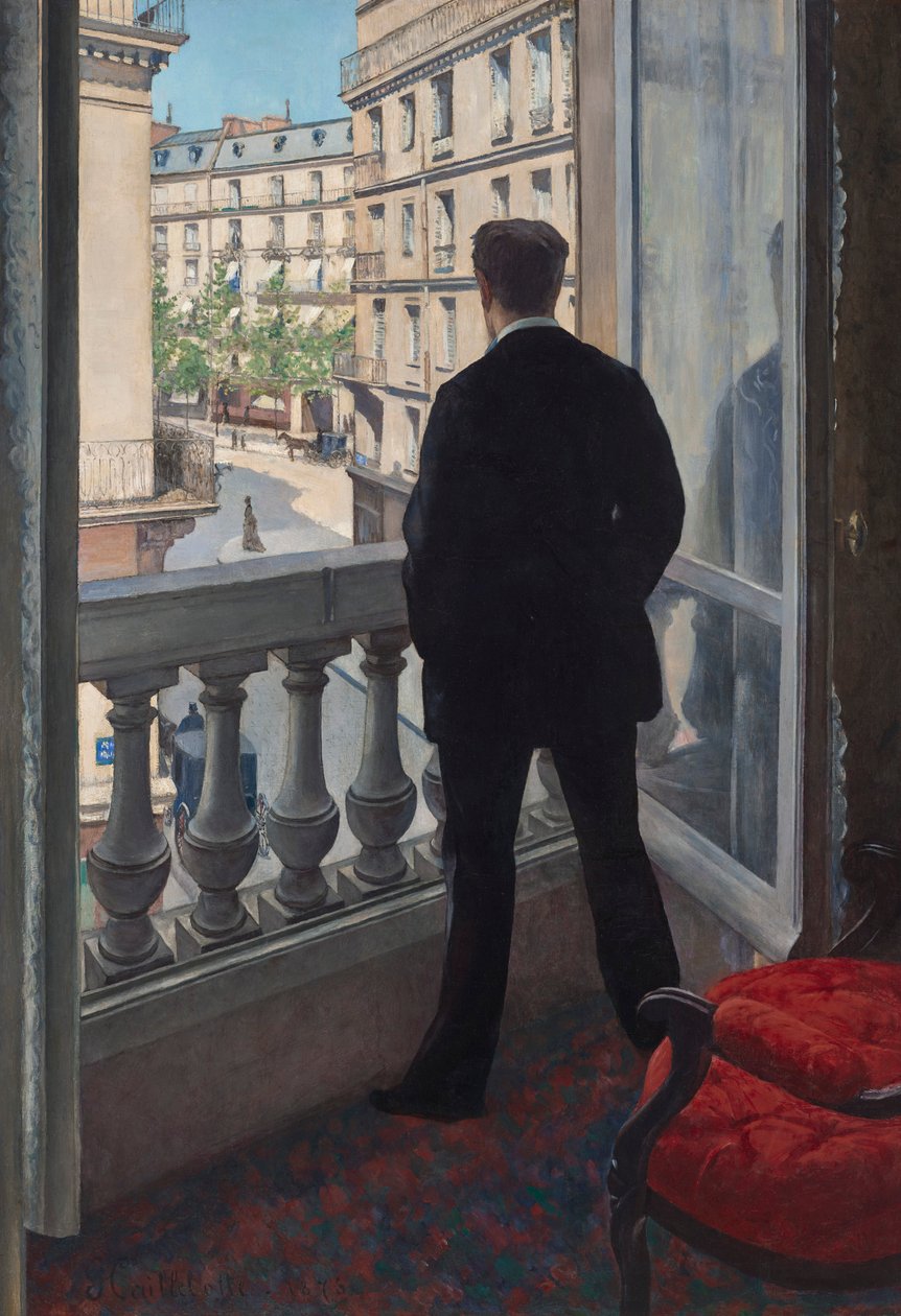 Junger Mann am Fenster von Gustave Caillebotte