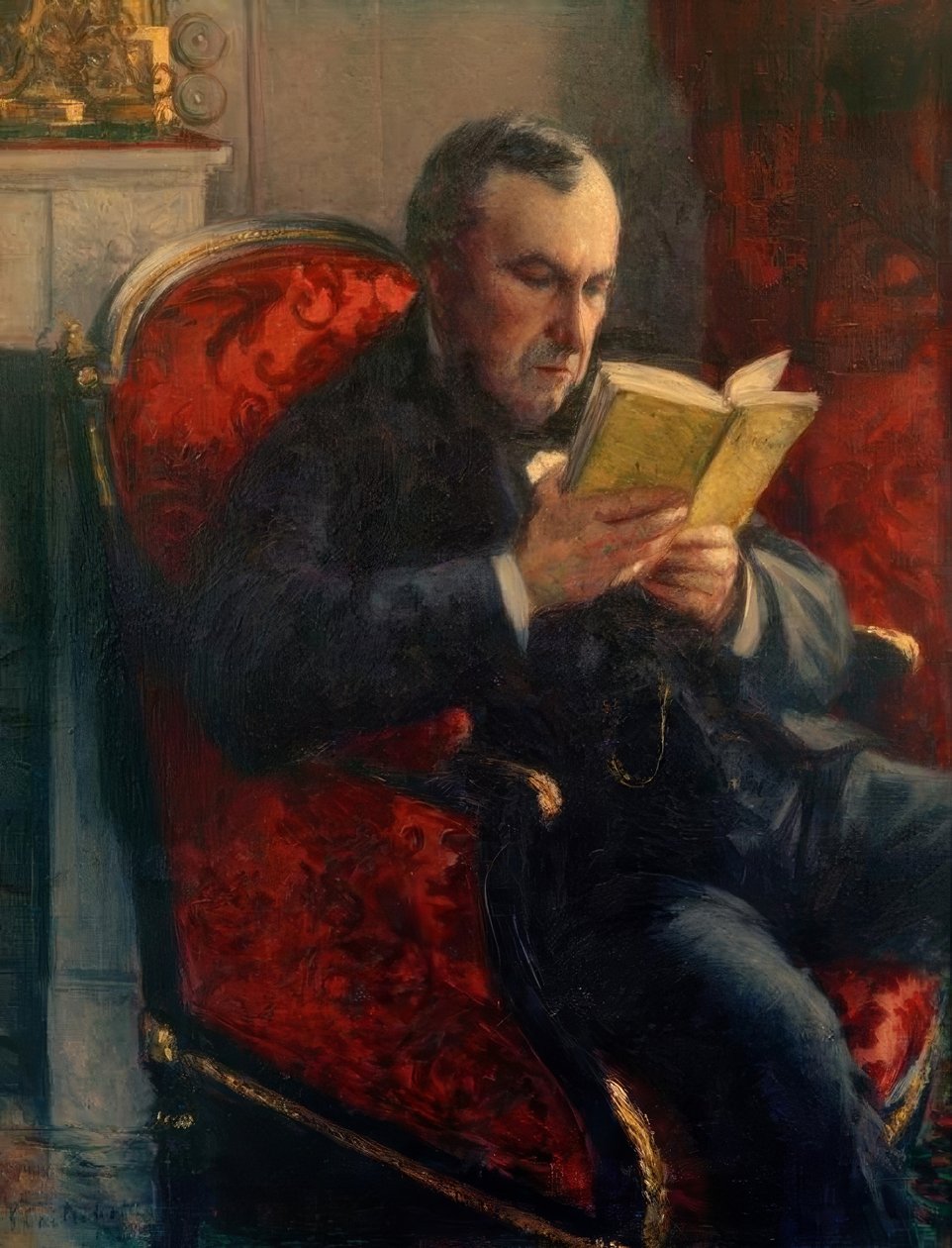 Porträt von Eugène Daufresne von Gustave Caillebotte