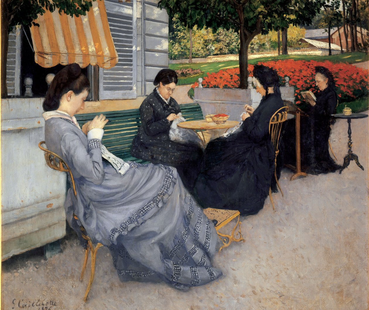 Porträts auf dem Land von Gustave Caillebotte