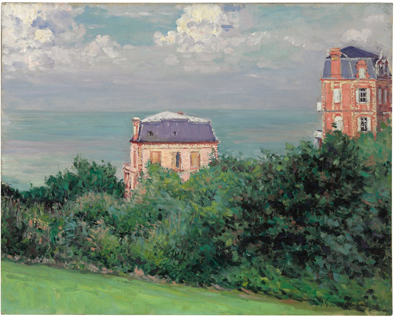 Villen in Villers-sur-Mer von Gustave Caillebotte