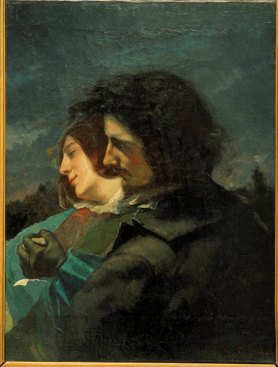 Glückliche Liebende von Gustave Courbet