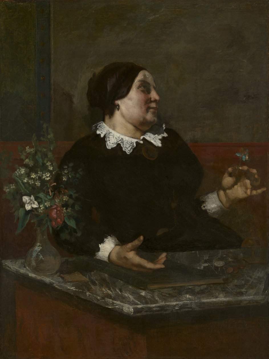 Mère Grégoire, 1855 und 1857-59 von Gustave Courbet