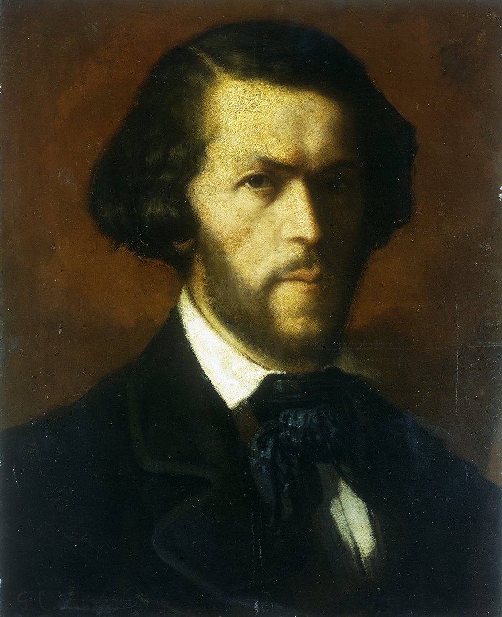 Porträt eines Gentlemans von Gustave Courbet