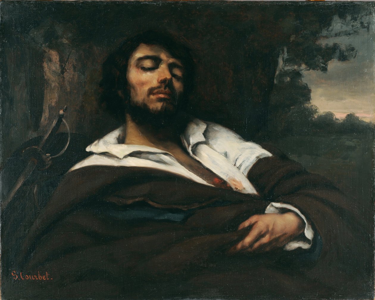 Der Verwundete (ca. 1866) von Gustave Courbet