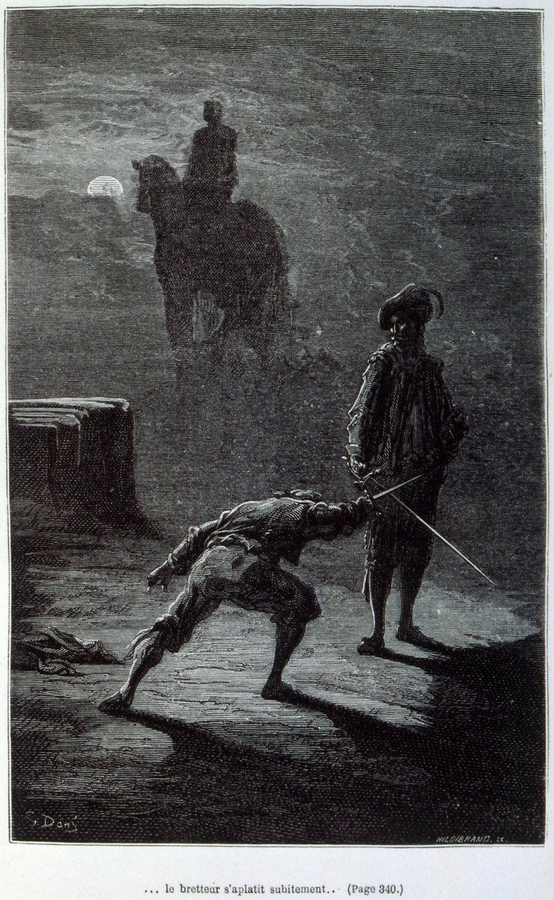 Kapitän Fracasse (Illustration) von Gustave Dore
