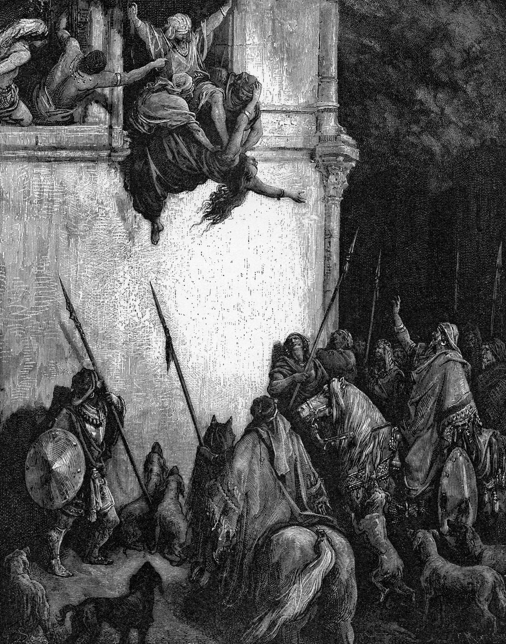 Tod von Isebel von Gustave Dore