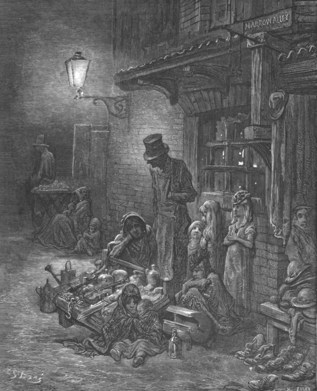 Houndsditch, 1872 von Gustave Dore