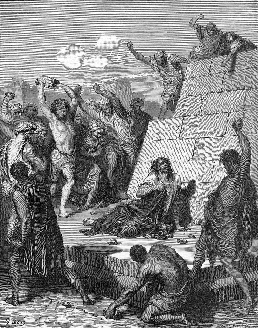Martyrium des Heiligen Stephanus von Gustave Dore