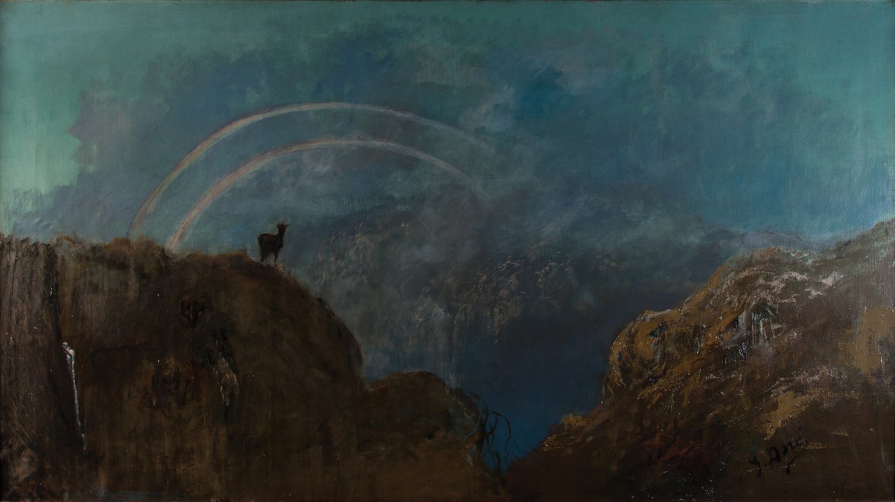 Regenbogenlandschaft von Gustave Dore