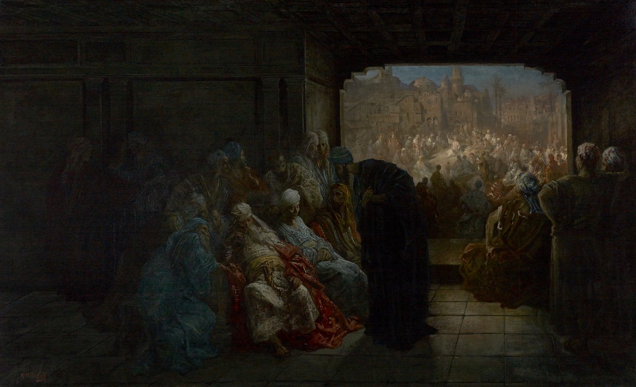 Das Haus des Kaiphas von Gustave Dore