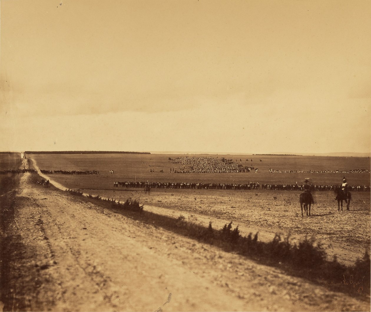 [Manöver, Camp de Chalons] von Gustave Le Gray