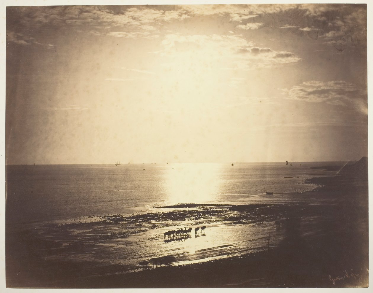 Die geheiligte Sonne, 1856 von Gustave Le Gray