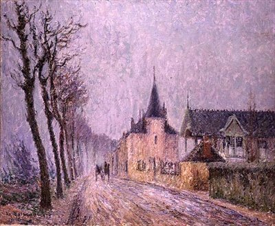 Pothuis-Kai, Pontoise von Gustave Loiseau