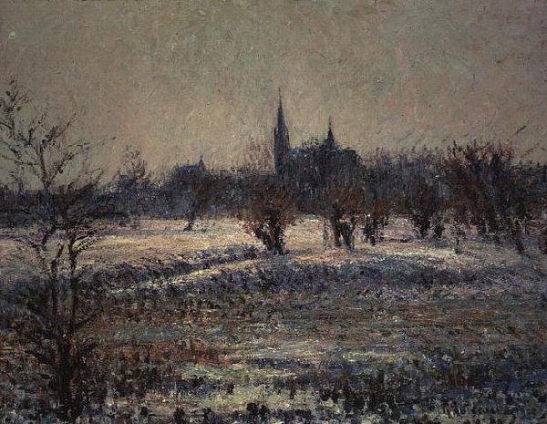 Weißer Frost von Gustave Loiseau