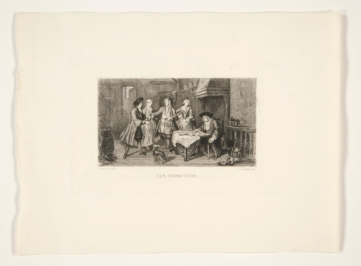 Les Troqueurs von Gustave Marie Greux