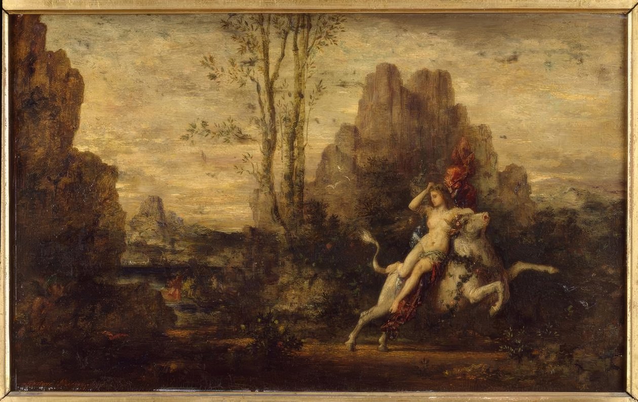 Die Entführung Europas von Gustave Moreau