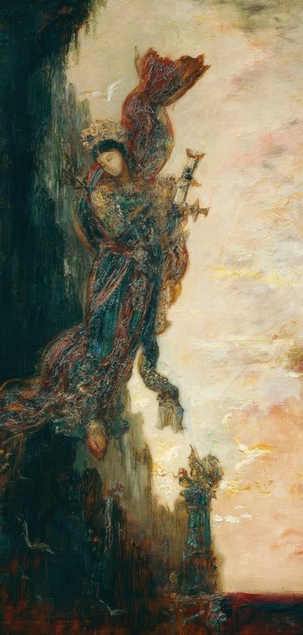 Sappho fällt von Gustave Moreau