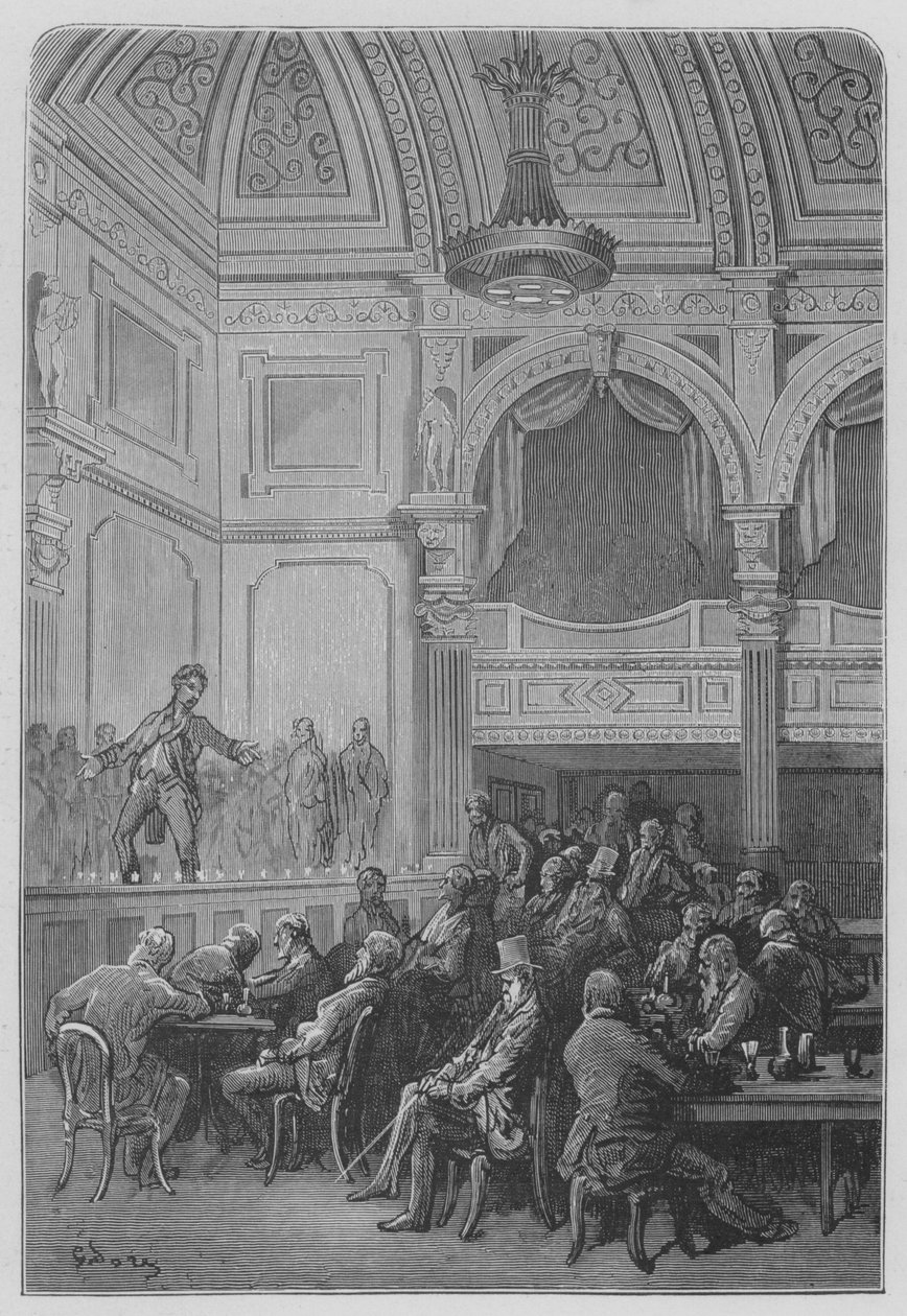 Café-Konzert von Gustave after Dore