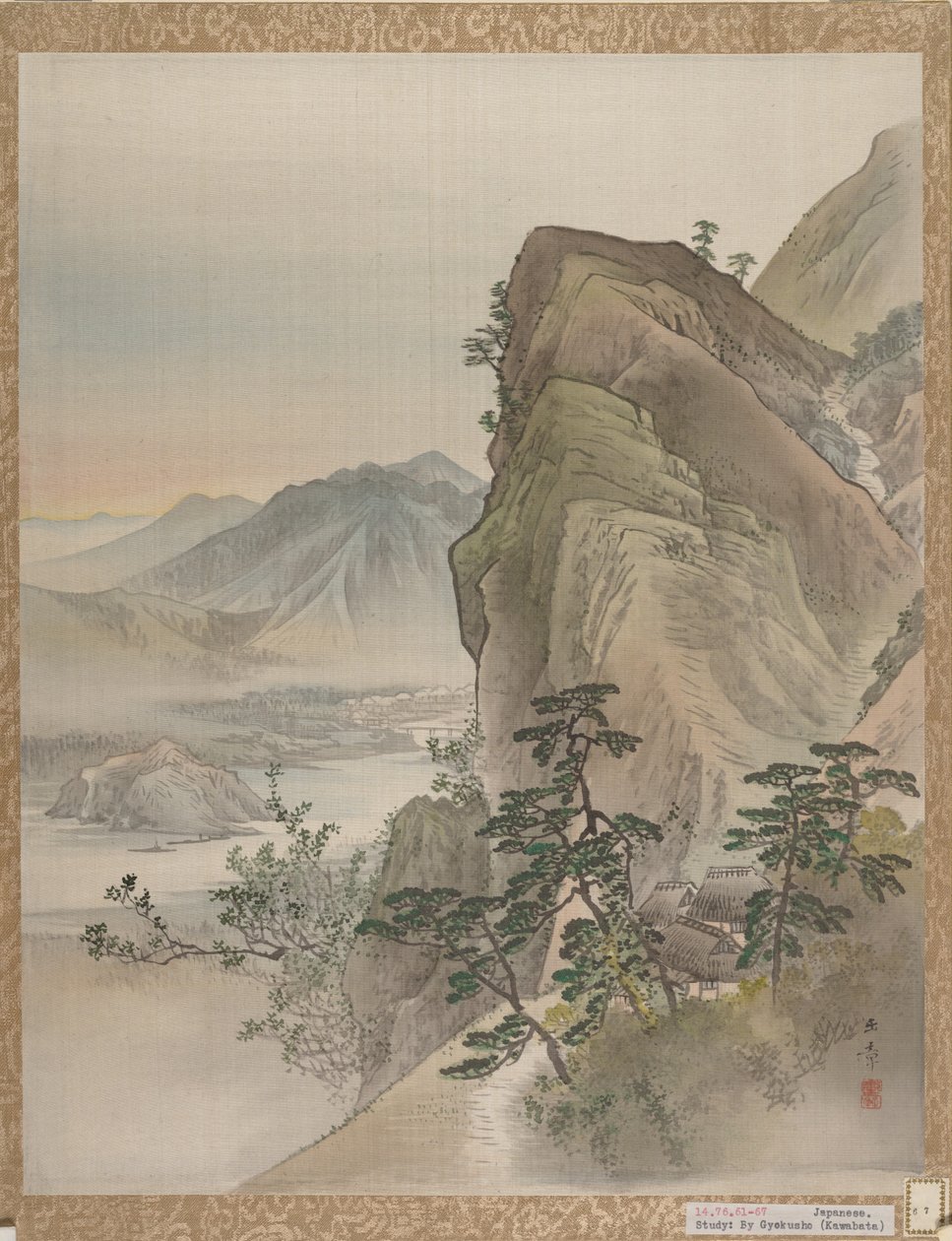 Landschaft, 1800 von Gyokusho Kawabata