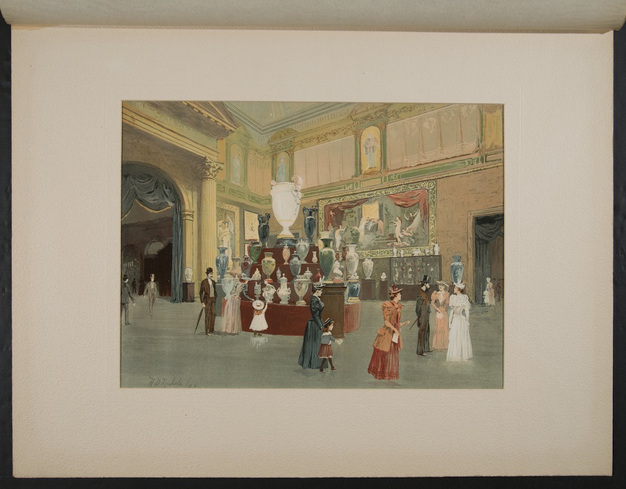 Im französischen Abschnitt, Gebäude der Manufakturen von H.D. Nichols