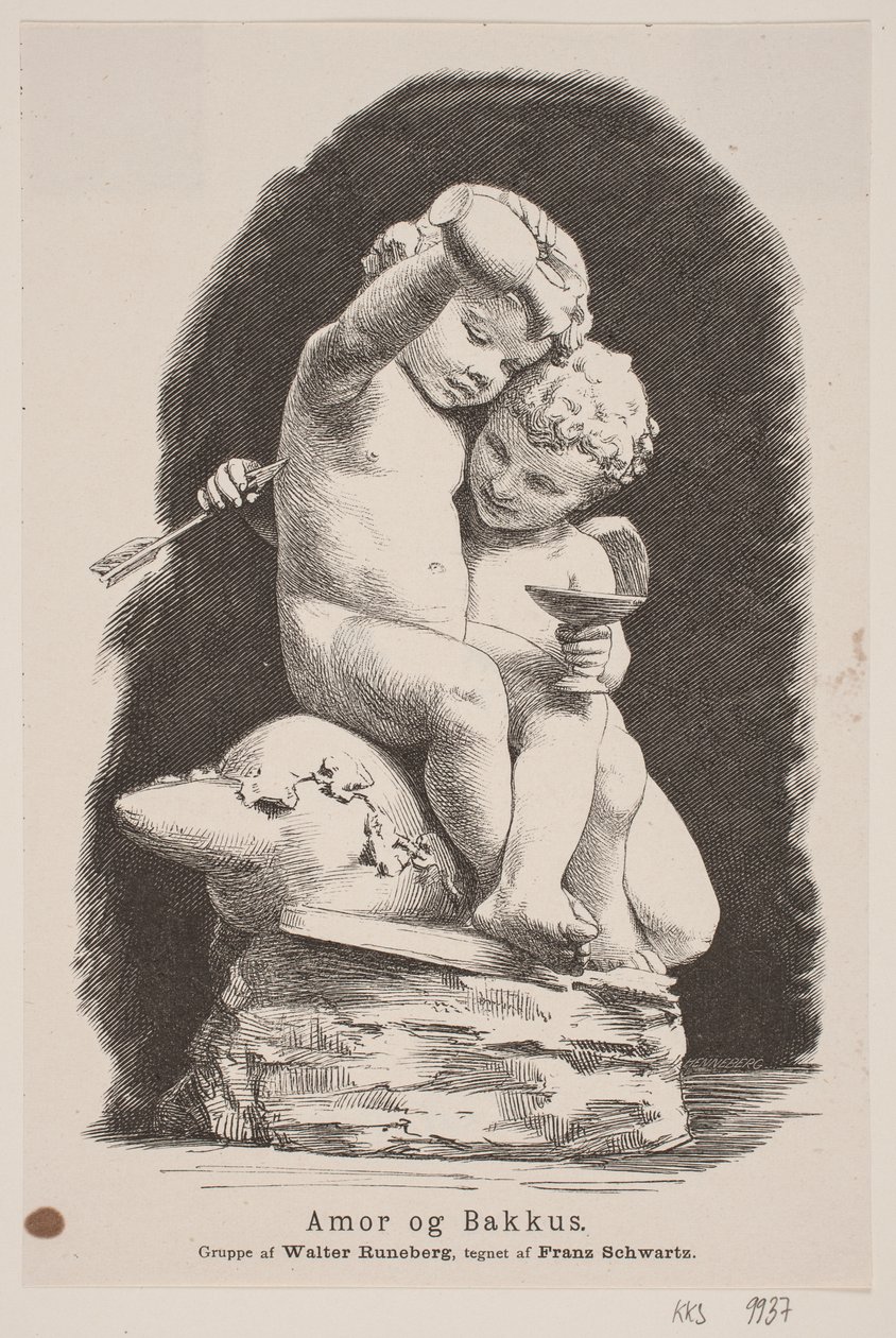 Amor und Bacchus von H. C. Henneberg