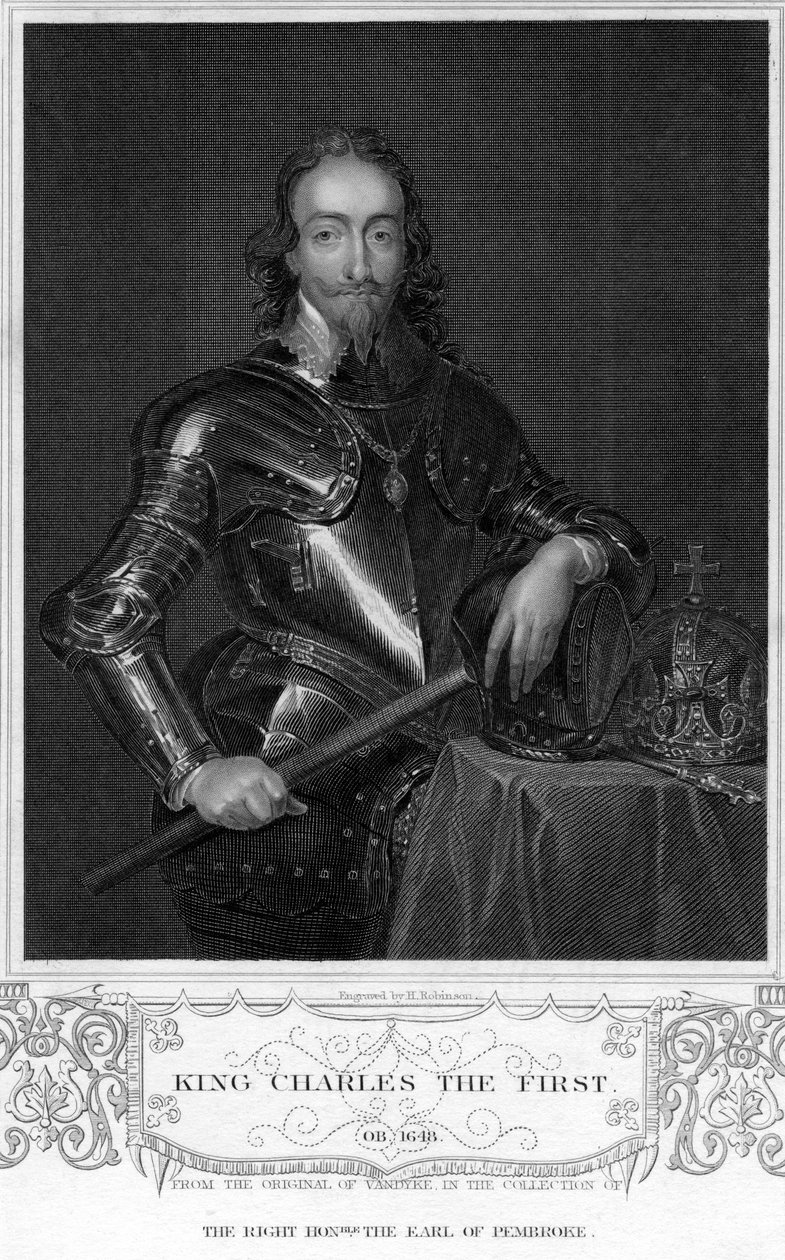 Karl I. von England, 19. Jahrhundert von H. Robinson